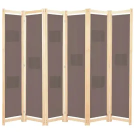 vidaxl-parawan-6-panelowy-brazowy-240-x-170-x-4-cm-tkanina