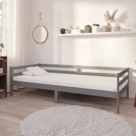 vidaxl-lozko-dzienne-z-materacem-90x200-cm-szare-drewno-sosnowe