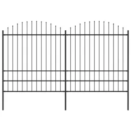 vidaxl-panele-ogrodzeniowe-z-grotami-stal-175-2-x-34-m-czarne