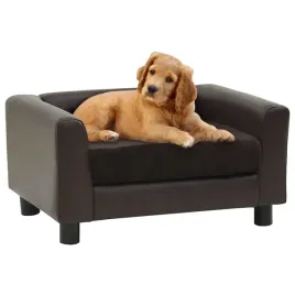 vidaxl-sofa-dla-psa-brazowa-60x43x30-cm-plusz-i-sztuczna-skora