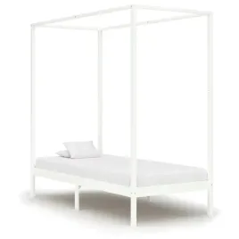 vidaxl-rama-lozka-z-baldachimem-biel-lite-drewno-sosnowe-100x200-cm
