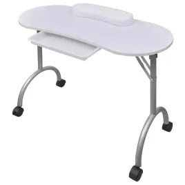 vidaxl-skladany-stolik-do-manicure-z-koleczkami-bialy