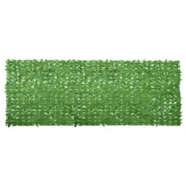 vidaxl-parawan-balkonowy-zielone-liscie-400x150-cm