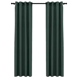 vidaxl-zaslony-stylizowane-na-lniane-2-szt-zielone-140x245-cm