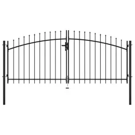 vidaxl-brama-dwuskrzydlowa-z-ozdobnymi-grotami-300-x-150-cm