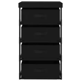 vidxl-regal-z-4-koszami-z-tkaniny-stalowy-czarny