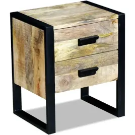 vidaxl-stolik-boczny-z-2-szufladami-drewno-mango-43x33x51-cm
