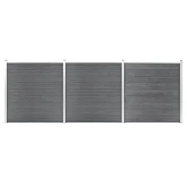 vidaxl-ogrodzenie-do-ogrodu-wpc-526-x-186-cm-szare