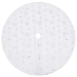 vidaxl-luksusowa-oslona-pod-choinke-biala-90-cm-sztuczne-futro