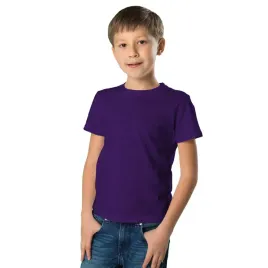 koszulka-dziecieca-t-shirt-dla-dziecka-bawelniana-fioletowa-134-140