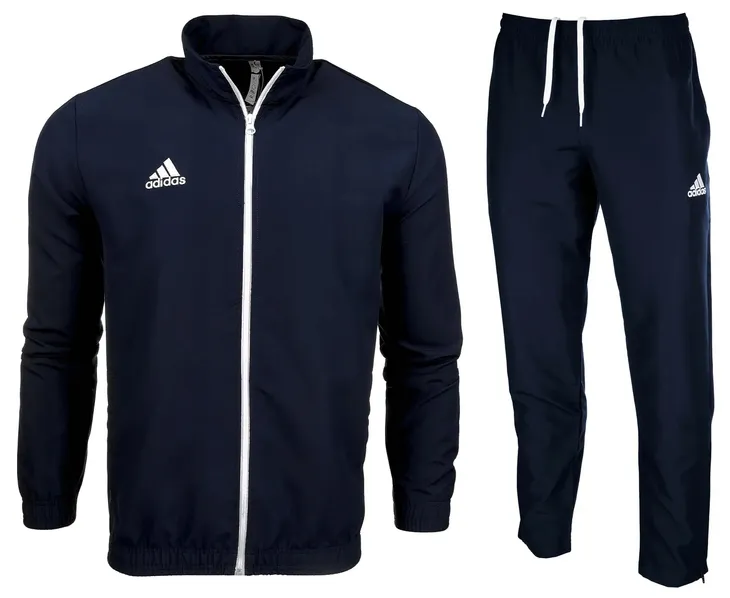 Adidas Dres Komplet Męski Sportowy Zestaw Bluza Spodnie Entrada22 XL GRANAT
