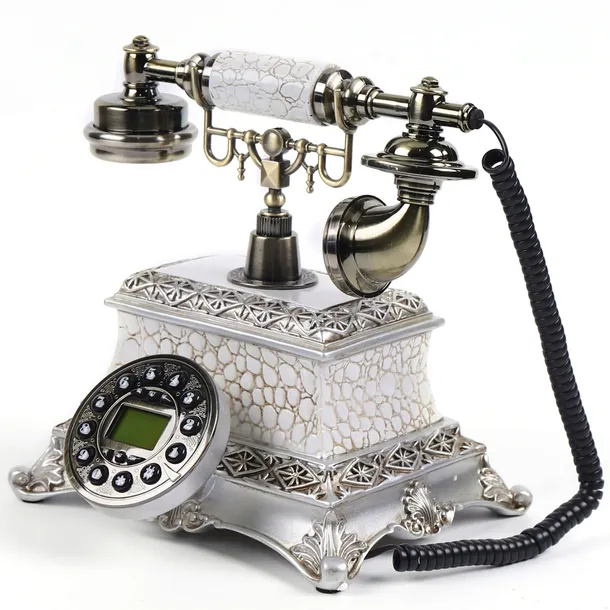 stary-retro-telefon-stacjonarny-ornament-stan-nowy