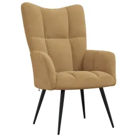 vidaxl-fotel-brazowy-obity-aksamitem