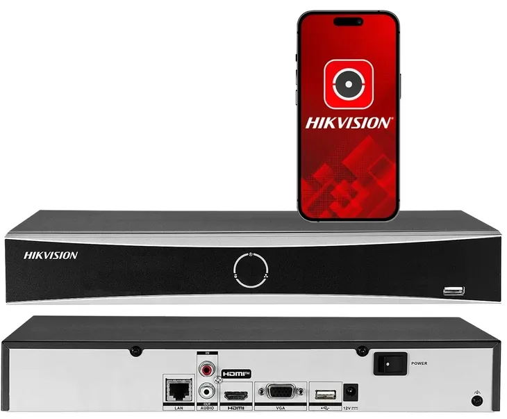 Rejestrator DS-7608NXI-K1 HIKVISION Acusense do 12MPx IP Aplikacja