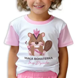 pizama-rozowa-dziecieca-mala-bohaterka-imie-wyprawka-do-przedszkola-122cm