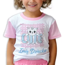 pizama-rozowa-dziecieca-cute-kotek-z-imieniem-wyprawka-do-przedszkola-122cm