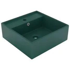 vidaxl-kwadratowa-umywalka-z-przelewem-matowa-ciemnozielona-41x41-cm