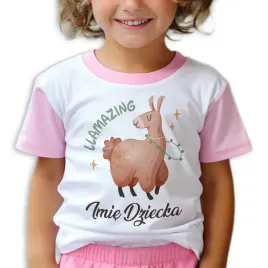 pizama-rozowa-dziecieca-lamazing-z-imieniem-wyprawka-do-przedszkola-122cm