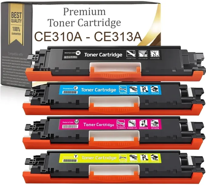 4x TONER DO HP Color LaserJet CP1025 CP1025nw M175nw M175a CE310A 126A XL