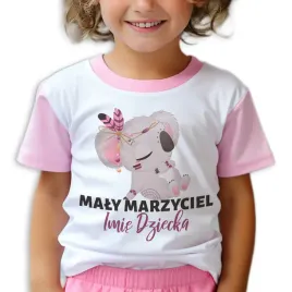 pizama-rozowa-dziecieca-maly-marzyciel-imie-wyprawka-do-przedszkola-122cm