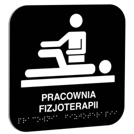 tabliczka-pracownia-fizjoterapii-16x16-cm-czarna-or-braille-dla-niewidomych
