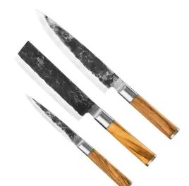 zestaw-3-nozy-forged-olive-knife-set-noz-szefa-tasak-noz-uniwersalny