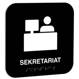 tabliczka-sekretariat-16x16-cm-czarna-z-napisem-or-braille-dla-niewidomych
