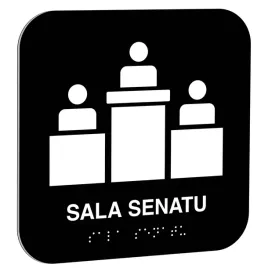 tabliczka-sala-senatu-16x16-cm-czarna-z-napisem-or-braille-dla-niewidomych