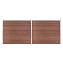 vidaxl-zestaw-ogrodzeniowy-z-wpc-353x146-cm-brazowy