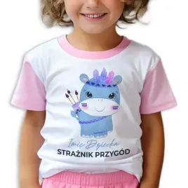 pizama-rozowa-dziecieca-straznik-przygod-imie-wyprawka-do-przedszkola-122cm