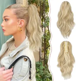 sofeiyan-35-cm-falowany-kucyk-clip-in-wlokno-termoodporne-bez-blond