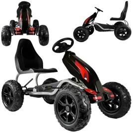 gokart-na-pedaly-dla-dzieci-pompowane-kola-ergonomiczna-kierownica-czarny