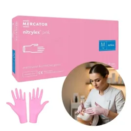 nitrylex-pink-100-szt-rekawice-diagnostyczne-ochronne-bezpudrowe-rozowe-m