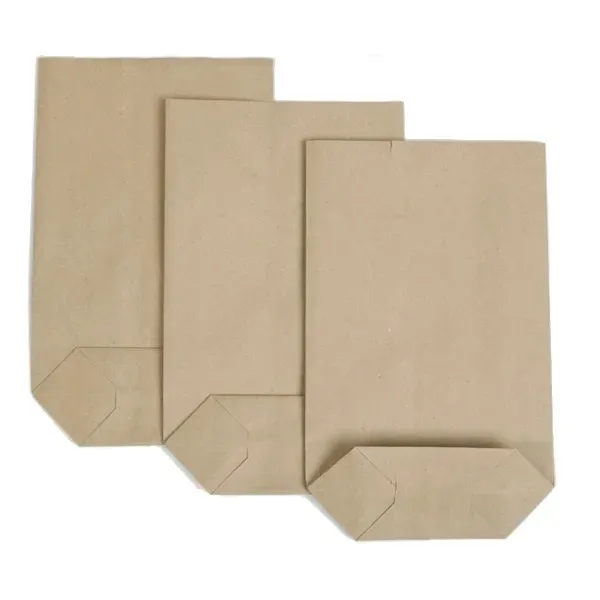 Torebka papierowa SZARA 1kg Torba krzyżowa 10kg nr5