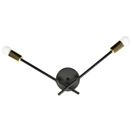 lampa-scienna-kinkiet-czarny-black-2xe27