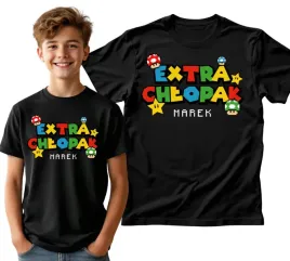 koszulka-chlopieca-dzien-chlopaka-z-nadrukiem-extra-chlopak-imie-128-134