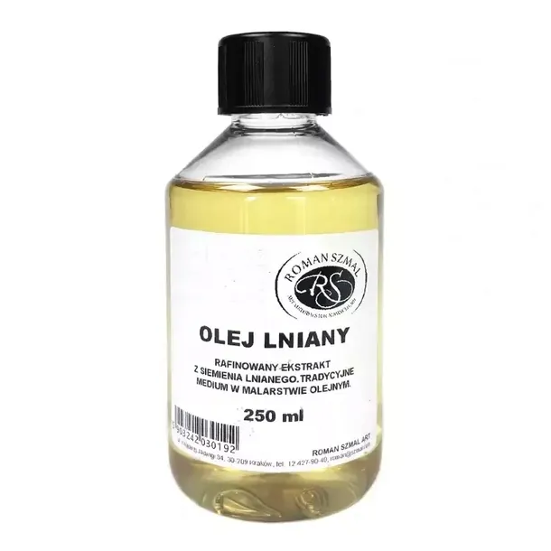Olej Lniany Rafinowany 250 ml Szmal 0,25l