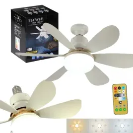 lampa-sufitowa-led-zarowka-e27-z-wiatrakiem-wentylator-pilot-2w1