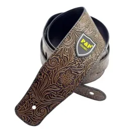 skorzany-pas-pasek-do-gitary-ciemny-braz