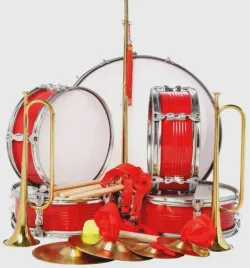 zestaw-orkiestrowy-beben-4x-werbel-2x-trabka-4x-talerze-bulawa-palki