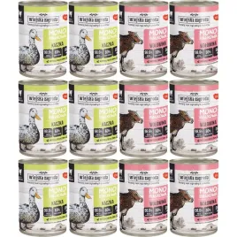 wiejska-zagroda-mokra-karma-dla-kota-monobialkowa-mix-smakow-12x400g