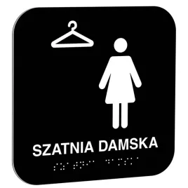 tabliczka-szatnia-damska-16x16cm-czarna-z-napisem-or-braille-dla-niewidomych