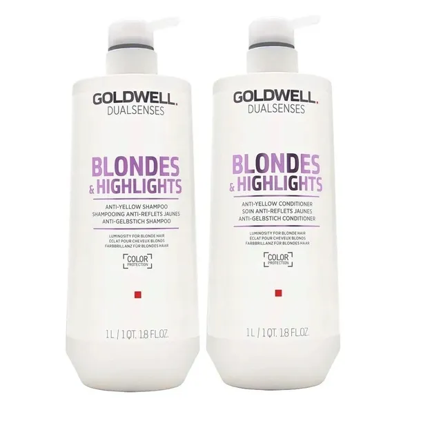 GOLDWELL ZESTAW DO WŁOSÓW BLOND SZAMPON + ODŻYWKA