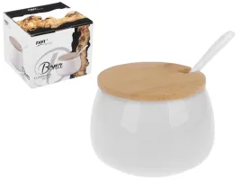 cukiernica-bona-ceramika-biala-z-bambusowa-pokrywka-i-lyzeczka-71472