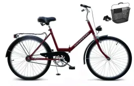 rower-jubilat-uniwersal-skladak-24-z-koszykiem