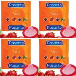 prezerwatywy-zapachowe-pasante-strawberry-o-smaku-truskawki-sex-10-szt