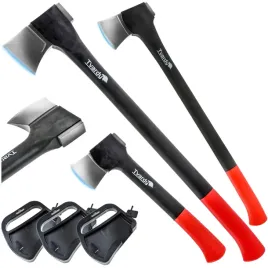 2x-siekiera-ciesielska-1x-rozlupujaca-zestaw-620g-1350g-2400g-toporek