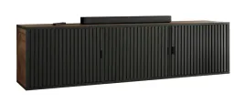 szafka-rtv-veli-3-dab-craft-czarny-ryflowany-z-polka-uchwyt-cz-zamknieta