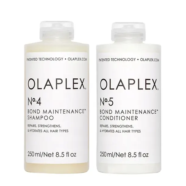 OLAPLEX NO. 4 SZAMPON NO. 5 ODŻYWKA ZESTAW ODBUDOWUJĄCY WŁOSY