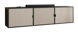szafka-rtv-veli-3-czarny-kaszmir-ryflowany-z-polka-uchwyt-cz-zamknieta